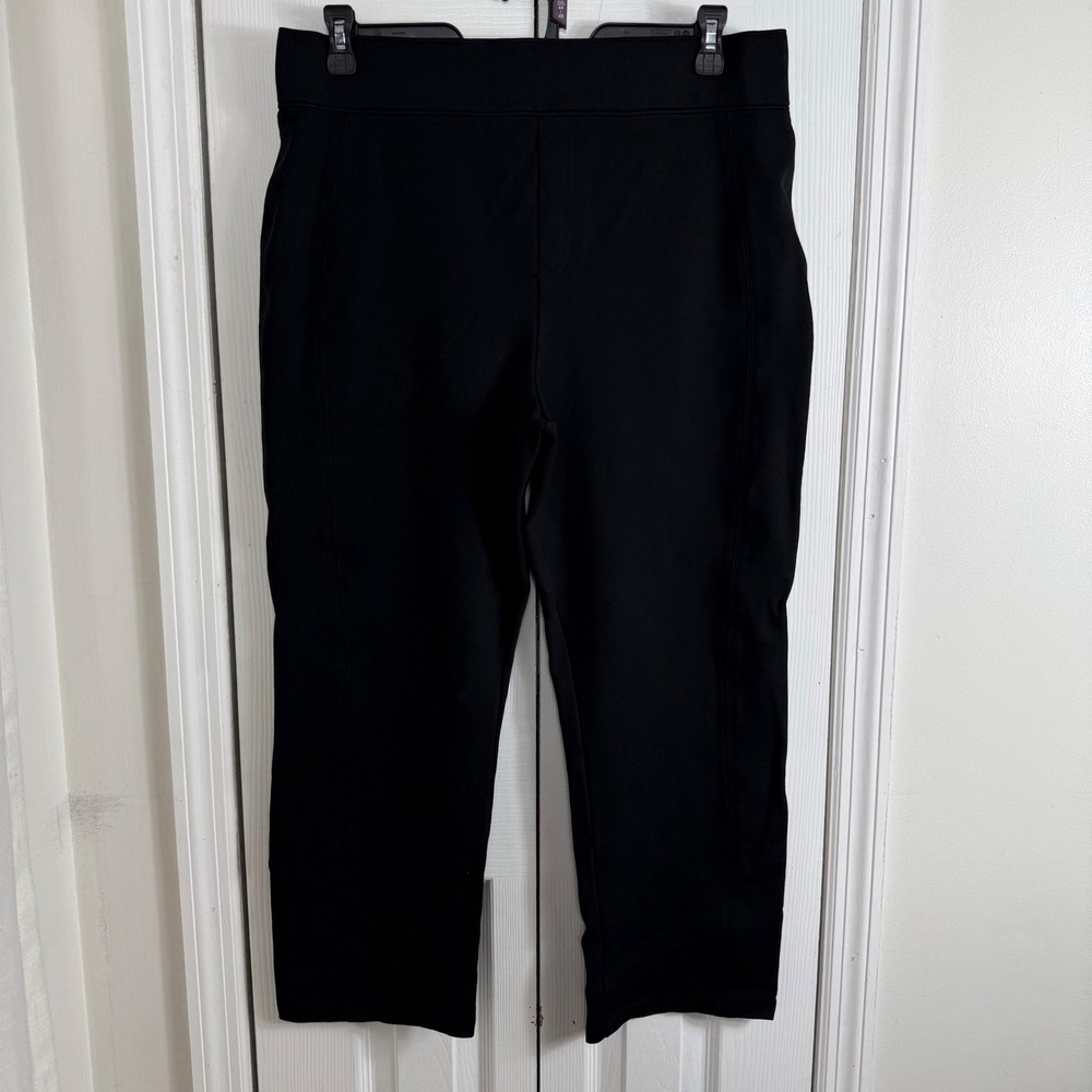 Spanx The Perfect Pant 2XL Black Cropped Slimming Professional Minimalist Office